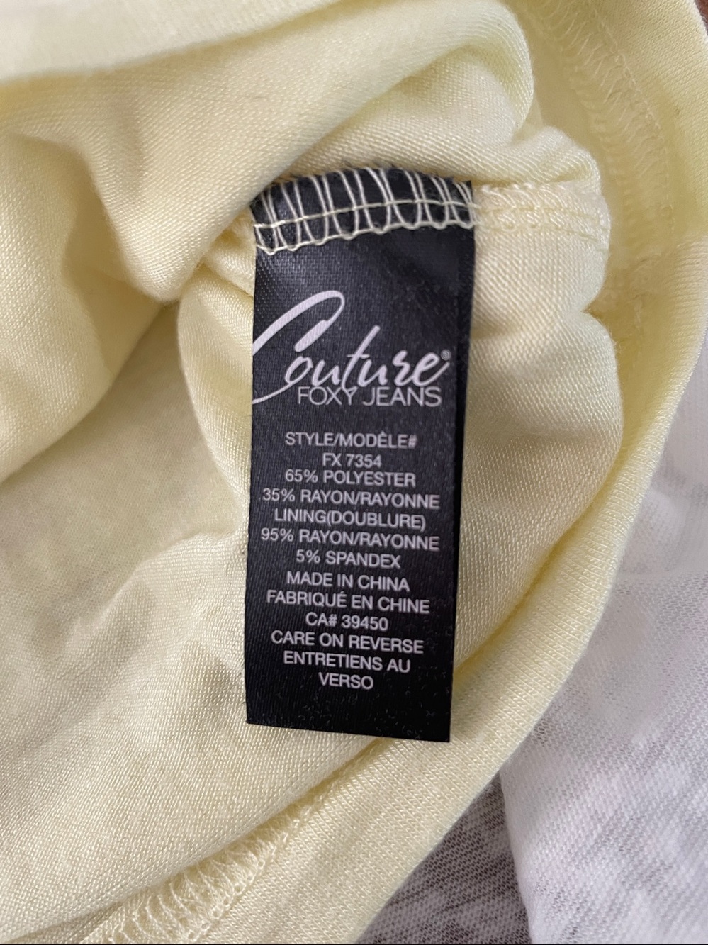 NWOT (2 in 1) Couture Foxy Jeans Summer Dress Size L - Picture 6 of 6